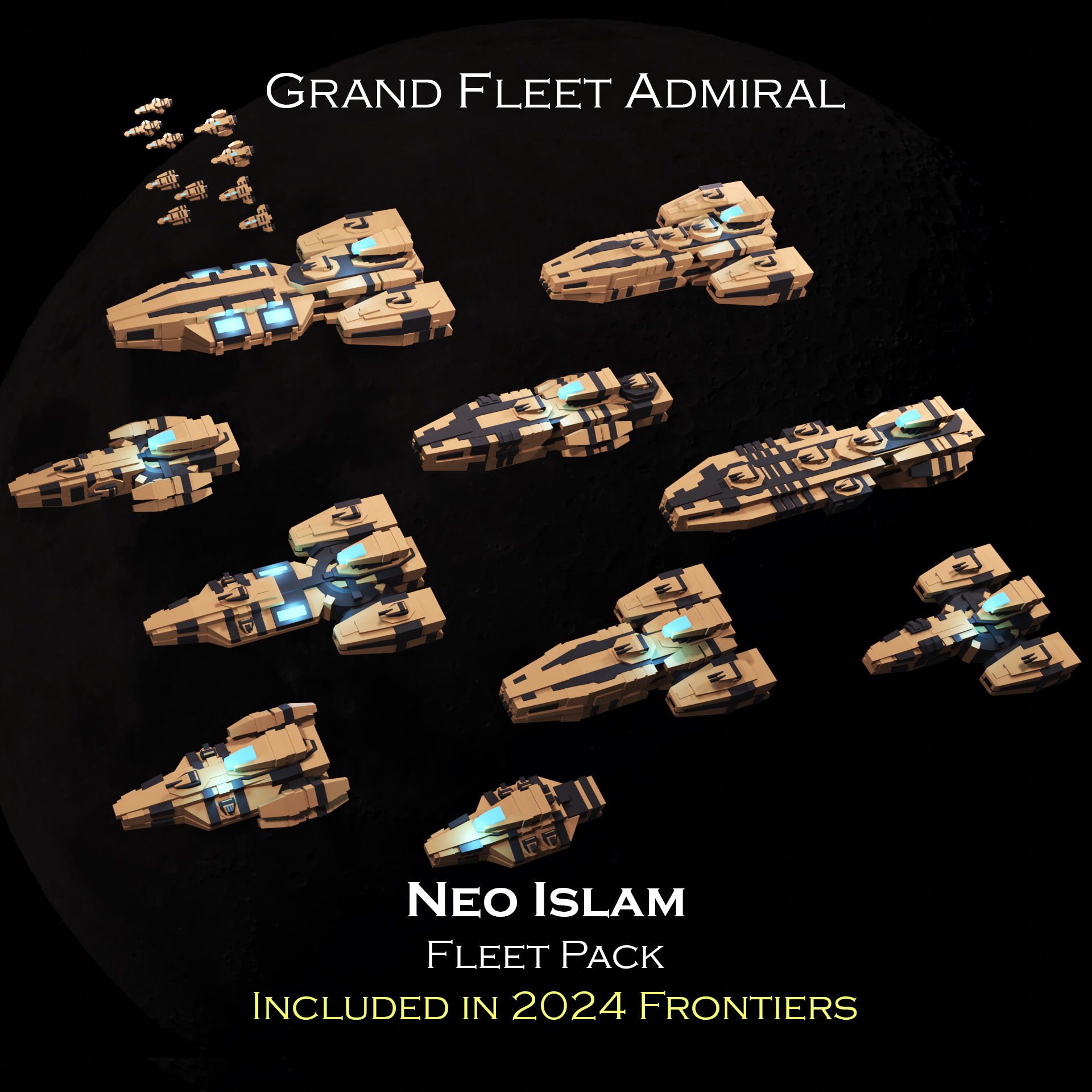 SCI-FI Ships Fleet Pack - Neo Islam - Presupported